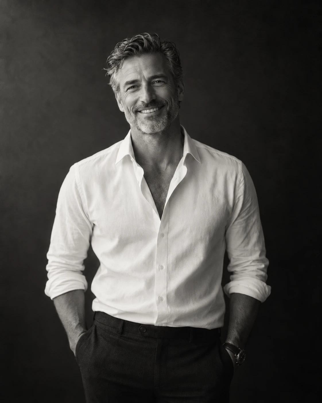 Hombre de unos cincuenta años sonriendo